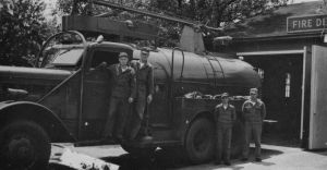 crash truck in front of fire station  2