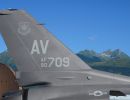 First flight for new F-16 paint job at Aviano