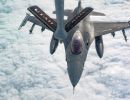 F-16 pilots, KC-135 crews team for mid-air refueling training